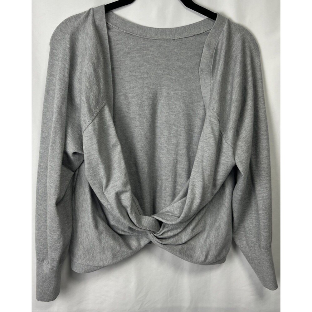 Victoria Secret Open Back Sweatshirt Cropped Large